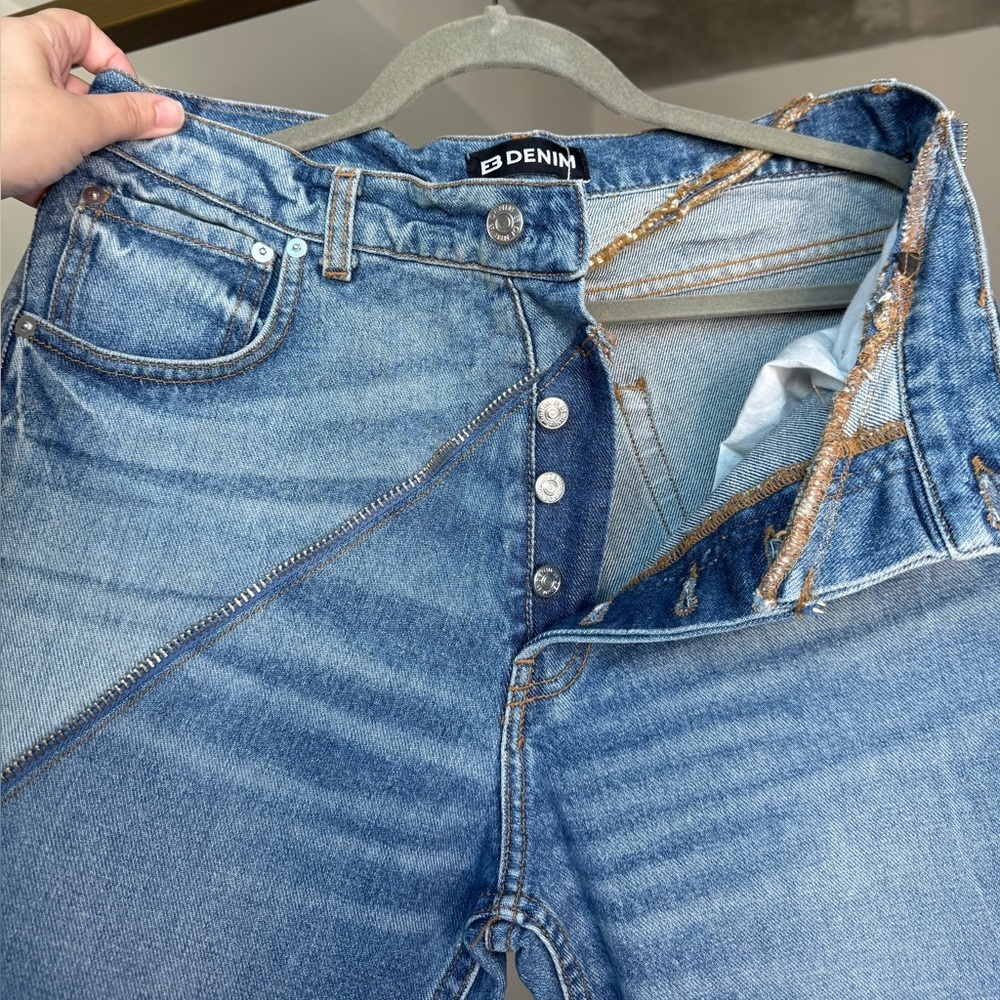 EB DENIM “GEMINI” Jeans in Hendrix & Cobain Size 27 NWT Baggy Fit Sold Out Y2K - Picture 4 of 9